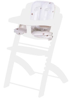 CHILDHOME Childhome, Cushion For Evosit High Chair, 100% Oekotex Cotton Jersey, Jersey Hearts  - Image 3