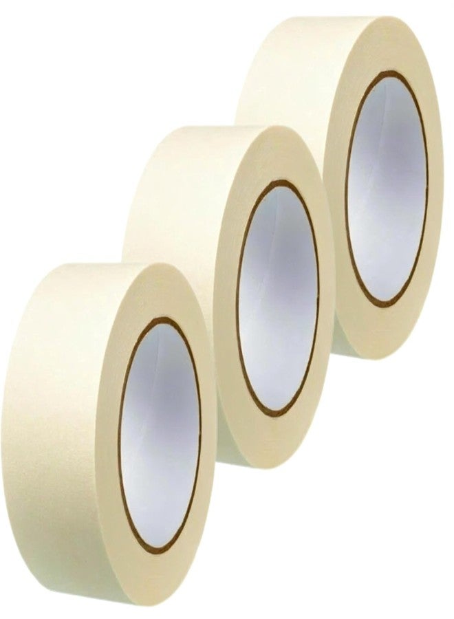 SVDK 2-Inch x 20 Meter Masking Tape | No-Residue Adhesive Painter’s Tape for Labelling, Painting & Crafting | Smooth Paper Finish, Easy Tear (Pack of 3) - Image 1