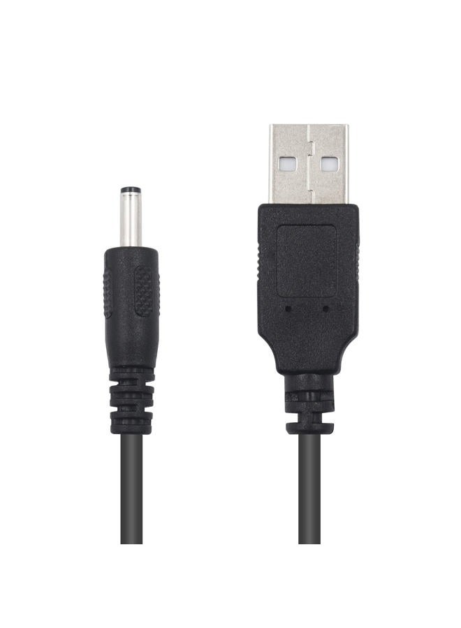 Duttek DC 3.5x1.35 mm 5V DC Power Charging Cord, Electronics Barrel Jack plugs USB 2.0 A Male to DC 3.5mm x 1.35mm Barrel Adapter Converter Cable, Black (10 inch/25cm) - Image 4