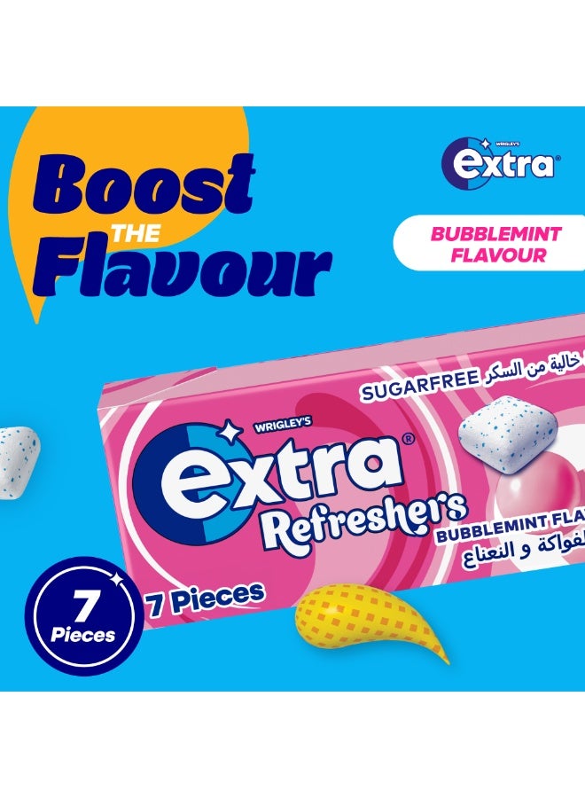 Extra علكة ريفريشرز بنكهة بابلمنت خالية من السكر - Image 2