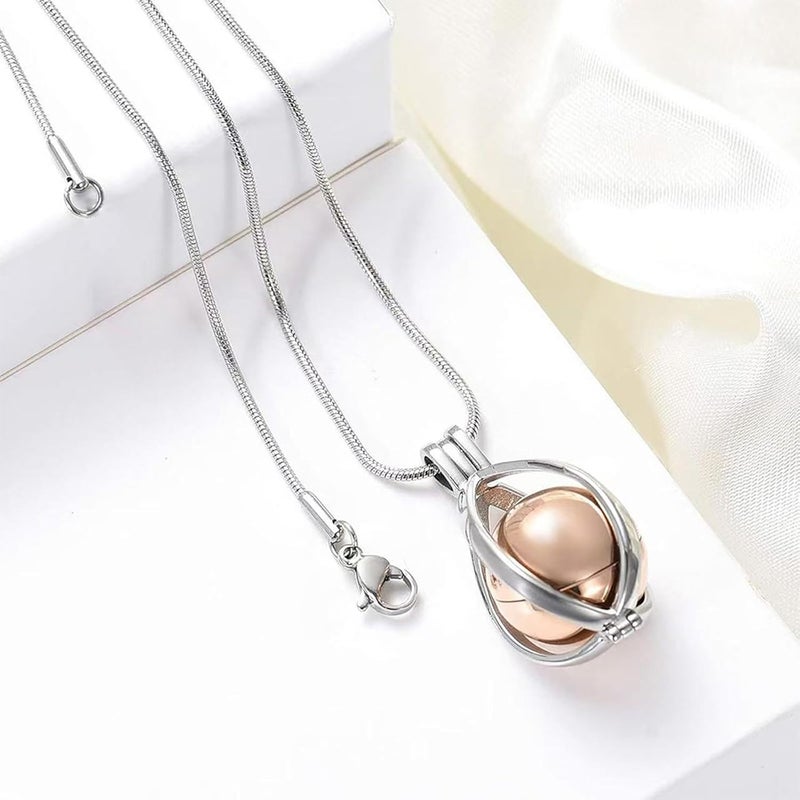 Companionship Pet Memorial Necklace Hollow Out Cremation Pendant Jewelry Crafted Portable Pet Memorial - Image 1