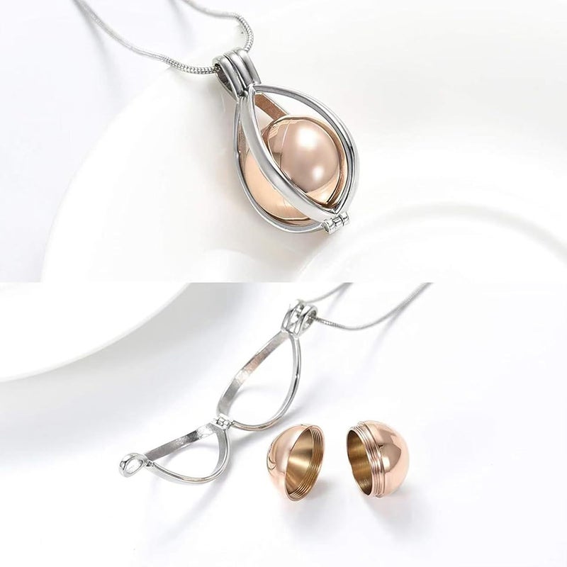 Companionship Pet Memorial Necklace Hollow Out Cremation Pendant Jewelry Crafted Portable Pet Memorial - Image 4