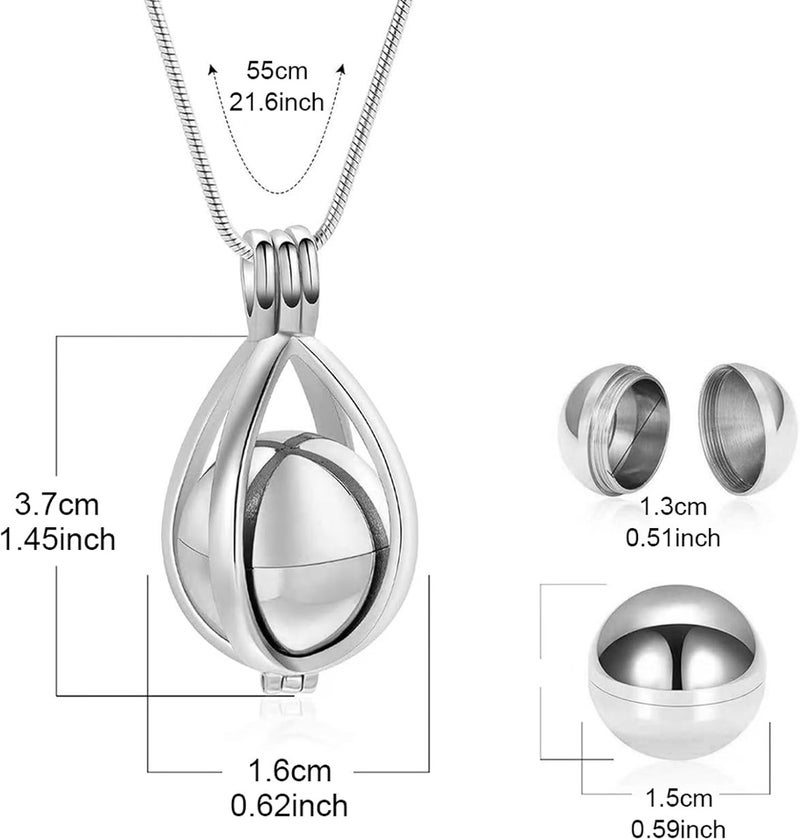 Companionship Pet Memorial Necklace Hollow Out Cremation Pendant Jewelry Crafted Portable Pet Memorial - Image 2