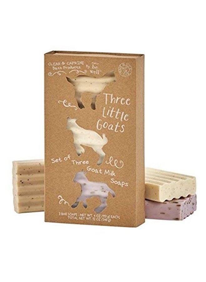San Francisco Soap Company - Simply Be Well Three Little Goats Goat Milk Soap Gift Set Of 3 (Sbwtlg8540) - Image 1