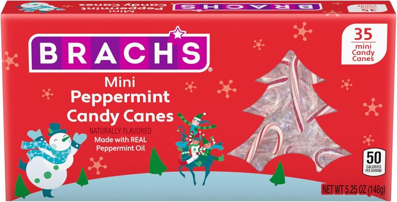 Brach's Mini Peppermint Candy Canes - 35 Count - Image 1