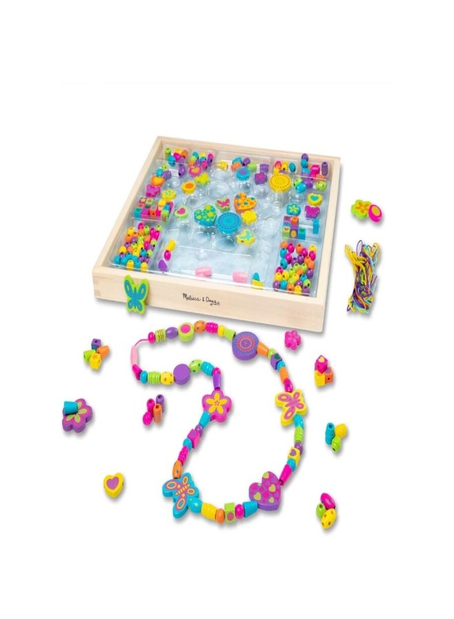 Melissa & Doug Created By Me! Wooden Deluxe Bead Bouquet Set Multicolour 28.58 x 2.54 x 29.97 cm SMD6073074 - Image 2