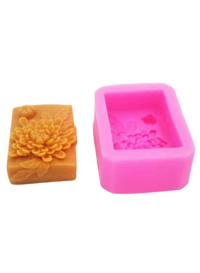 Longzang (S178) - 7.4cm chrysanthemum 50304 Craft Art Silicone Soap mould Craft Moulds DIY (S178) - Image 5