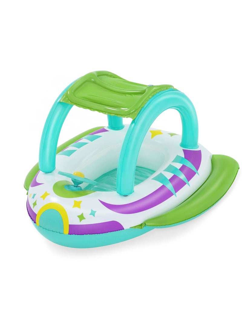 بست واي قارب فضاء قابل للنفخ مع مظلة شمسية للأطفال - 34149 - Image 2