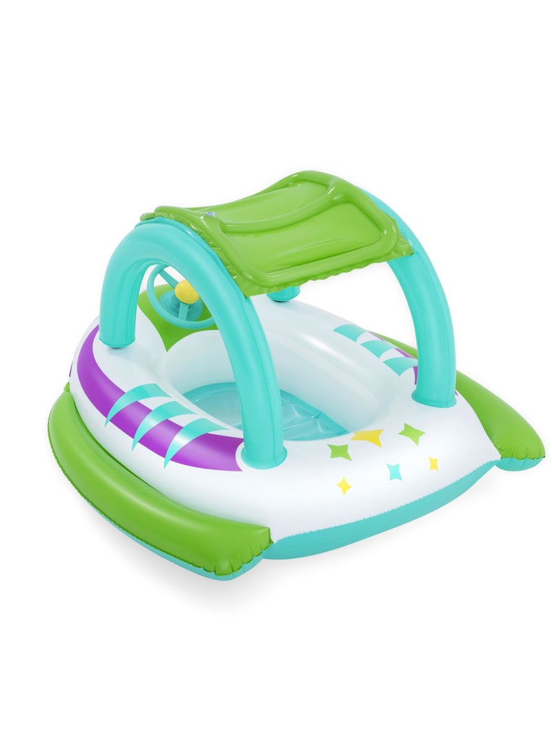 بست واي قارب فضاء قابل للنفخ مع مظلة شمسية للأطفال - 34149 - Image 3