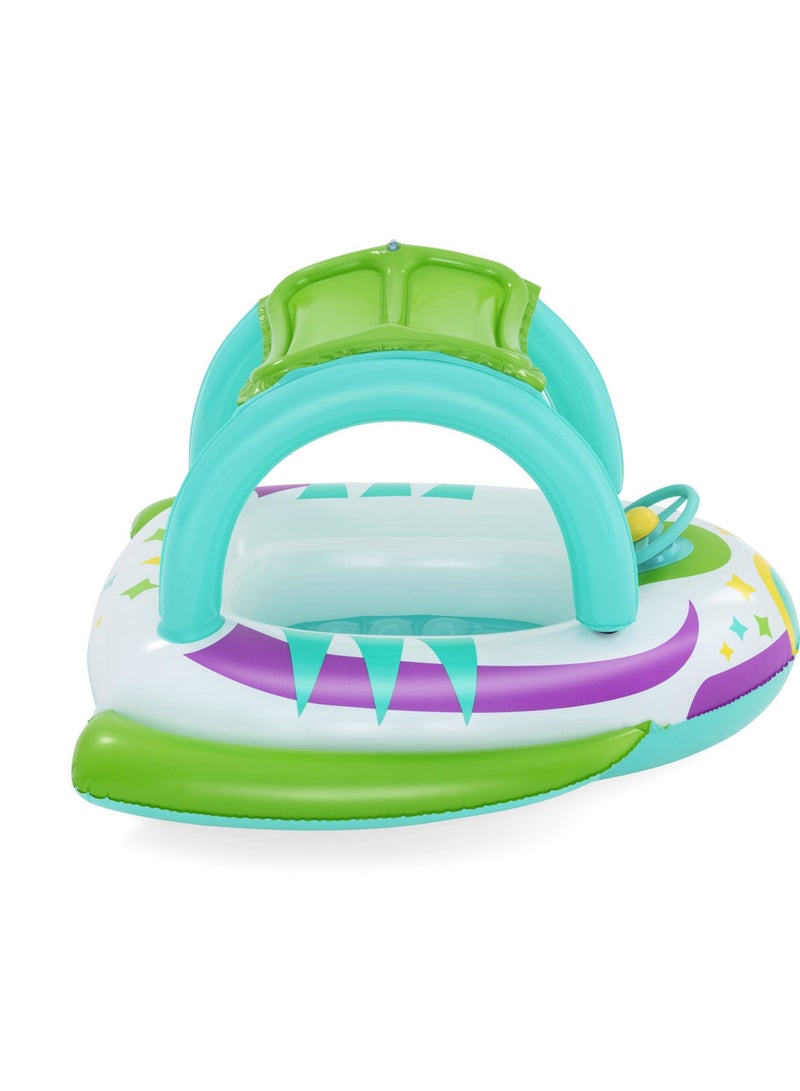 بست واي قارب فضاء قابل للنفخ مع مظلة شمسية للأطفال - 34149 - Image 5