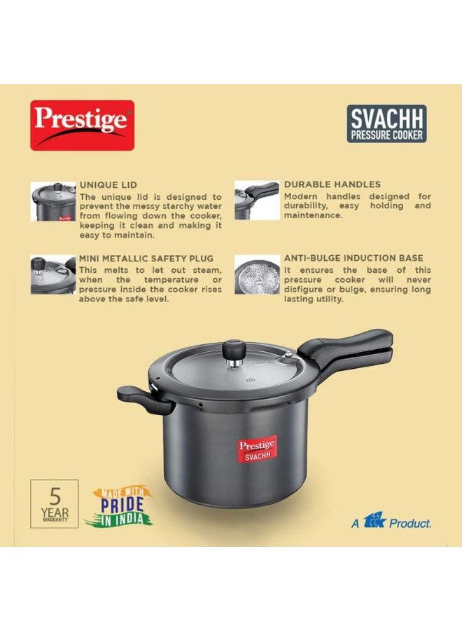 Prestige 7.5Liters Svachh Hard Anodised Cooker 7.5 Ltr BLACK - Image 3