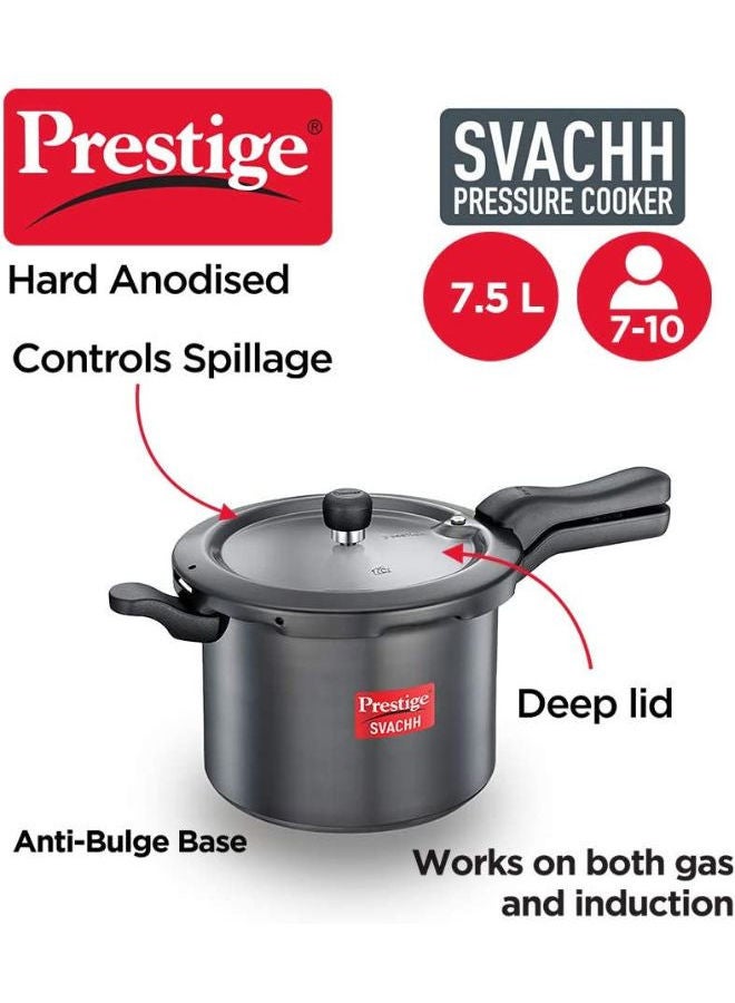 Prestige 7.5Liters Svachh Hard Anodised Cooker 7.5 Ltr BLACK - Image 2