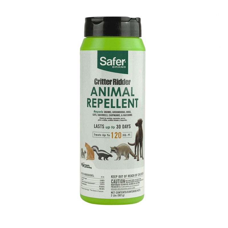 Safer Brand Critter Ridder Animal Repellent Granules-2 LB OMRI Listed for Organic Use - Image 1