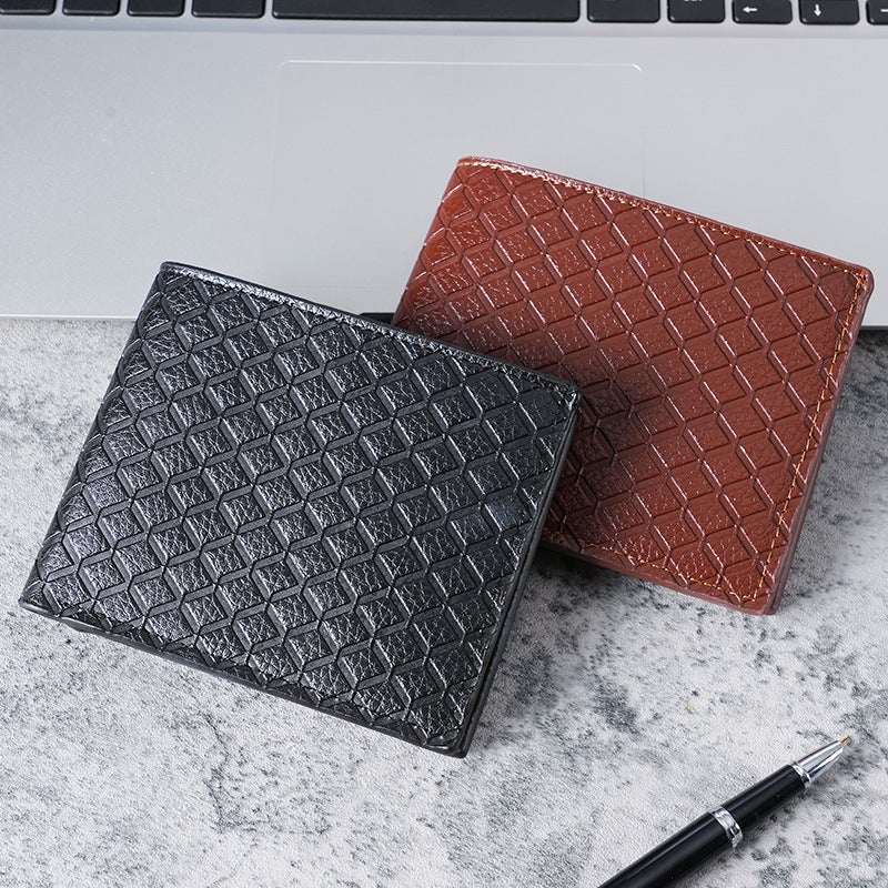 Multifunctional Solid Color PU Leather Wallet, RFID Blocking Design Portable Daily Storage Purse for Cards Cash Coin Business Use - Image 3