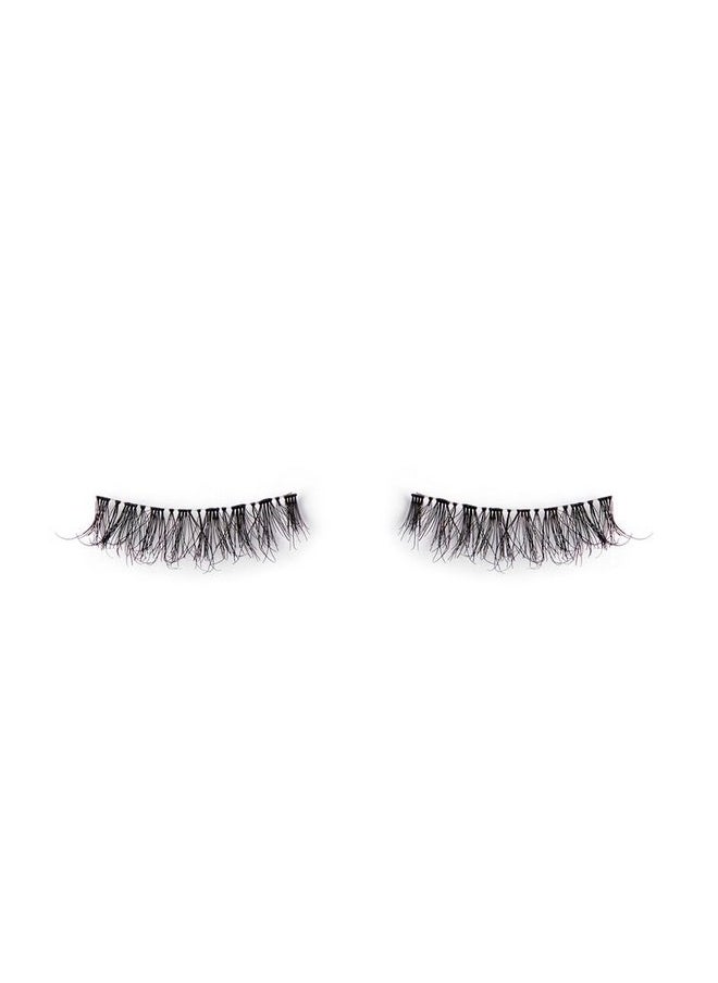 UROPARIS - Pro Lv1 Eyelashes For Women 3D Look Eye Lashes | Handmade, Light Voluminous False Lashes With Premium Virgin Hair | Invisible Band | For Glam Look & Enhance Beauty (Black) 1 Pair - Image 1