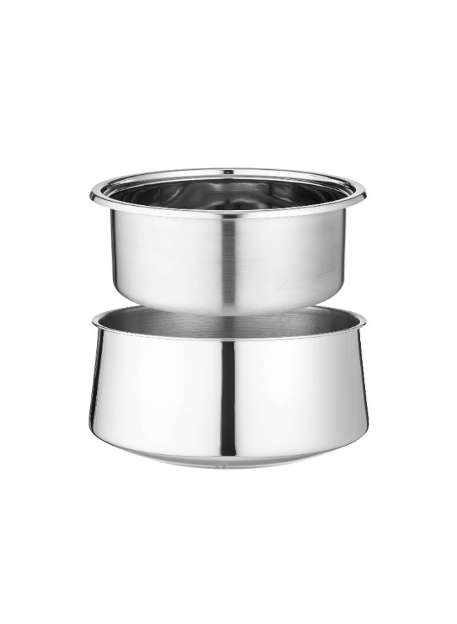 بوهارا سخان بوفية بوهارا استيل هندي مع ذهبي لتسخين الطعام سعة 5 لتر - Image 4