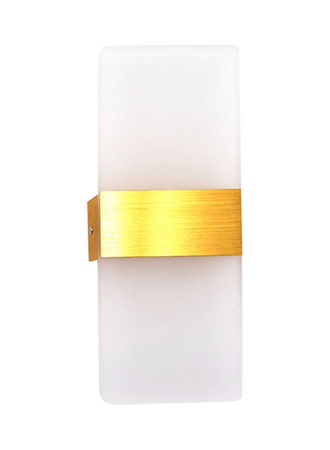 NIBEMINENT LED Acrylic Key Wall Lamp (Golden White, Right Angle) Gold 28*5*11cm - Image 1