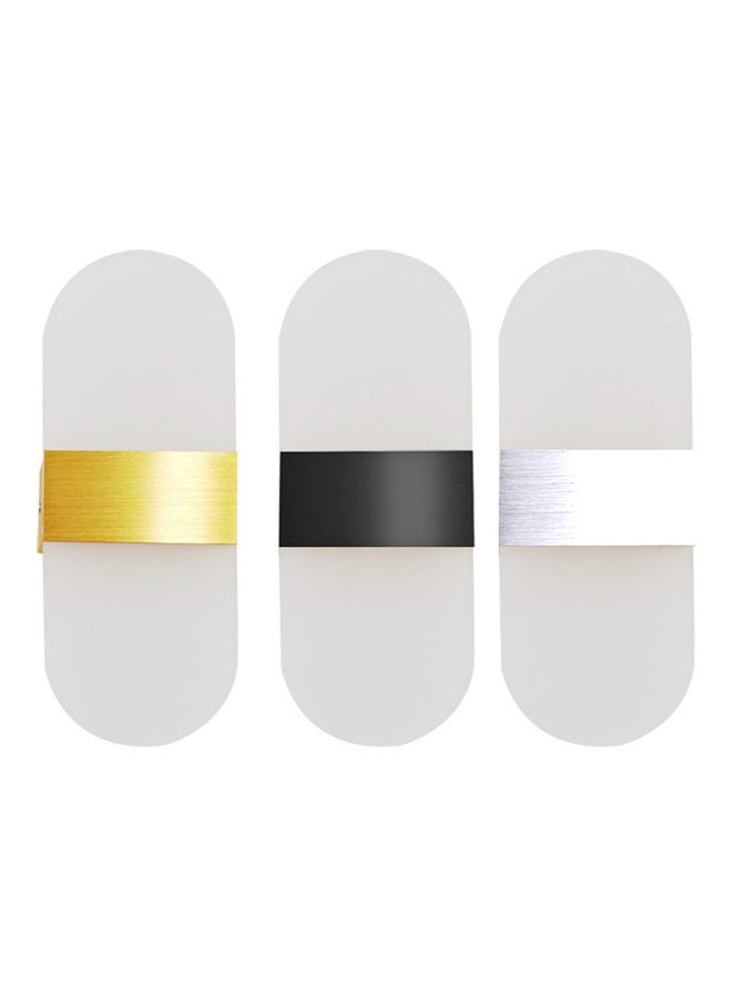 NIBEMINENT LED Acrylic Key Wall Lamp (Golden White, Right Angle) Gold 28*5*11cm - Image 2