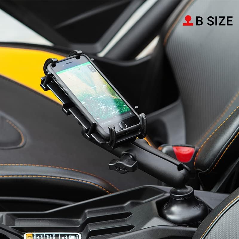 RAM Mounts Quick-Grip Small Phone Holder with Ball RAM-HOL-PD3-238AU with B Size 1" Ball - Image 3