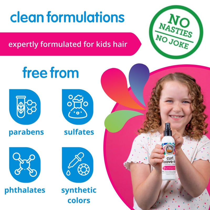 SO COZY SoCozy Leave In Conditioner Spray (5.2 Fl Oz) Paraben-Free Detangler for Kids' Curly Hair, Deep Conditioner & Tangle-Free Curls, Gentle & Nourishing with Keratin, Vitamin B5, Olive Oil & Jojoba Oil - Image 5