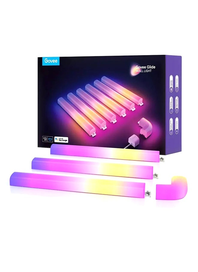 Govee Glide RGBIC Wall Light 6 Bars With 1 Corner 2.4M  - Image 2
