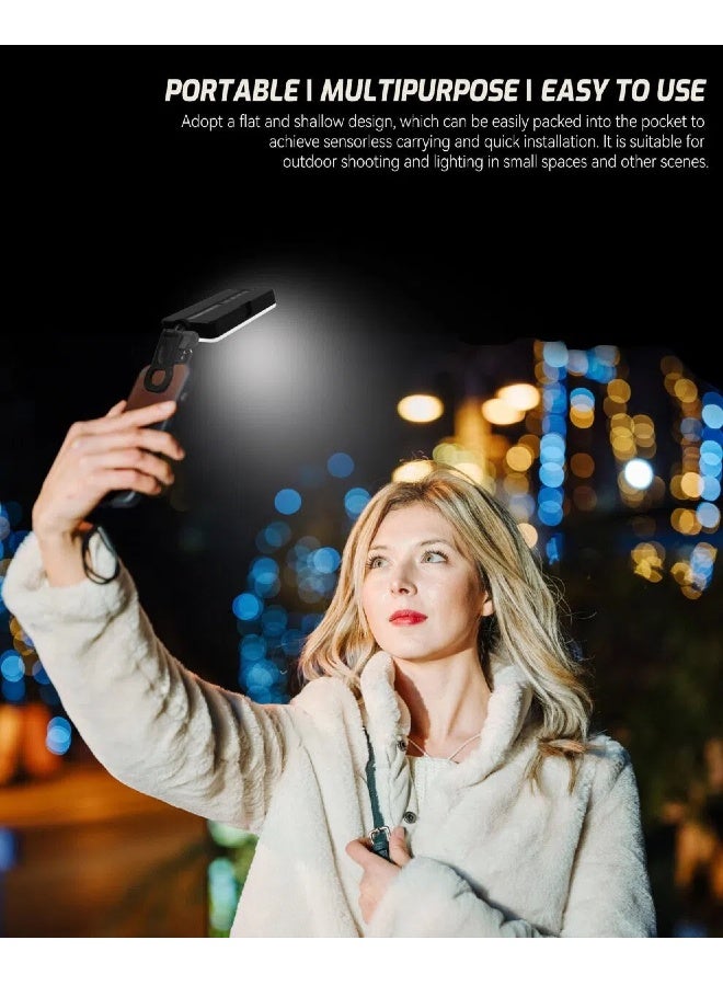 Beauenty M160 RGB Portable LED Photography Light for Phone, Laptop  Camera | Makeup Light, Selfies, Video Calls, Parties  Travel | Rechargeable  Color Adjustable Conference 28 Color Lighting Effects CRI96+ - Image 5