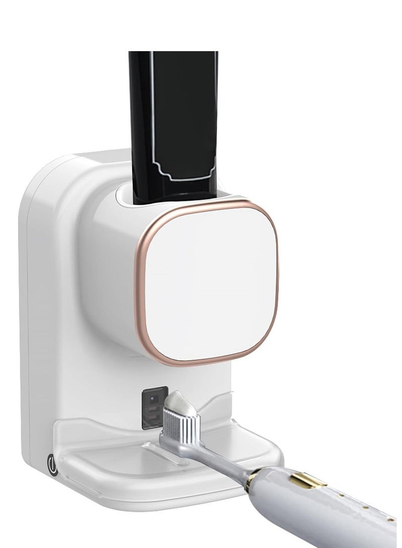general Automatic Toothpaste Dispenser with Sensor, Toothpaste Squeezer, Wall Mounted Toothpaste Dispenser for Kids (White) - Image 1