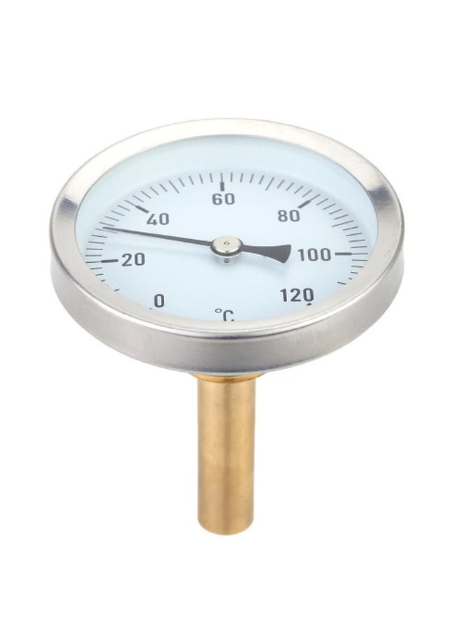 NIBEMINENT Temperature Thermometer Gauge White 63mm  - Image 2
