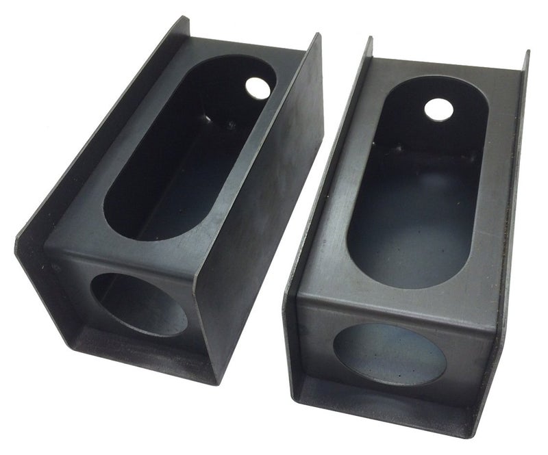 LIBRA Set of 2 Steel Trailer 6" Oval Tail Light / 2" Round Side Light Mount Box - 24013 - Image 4