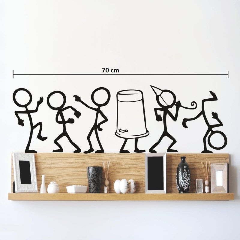 Asmi Collections Party Dance Wall Sticker - Image 2