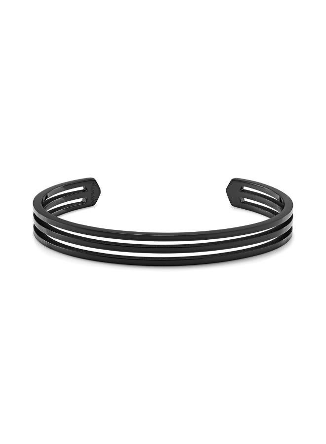 MVMT Men's Black Stainless Steel Cuff Bracelet - Image 1