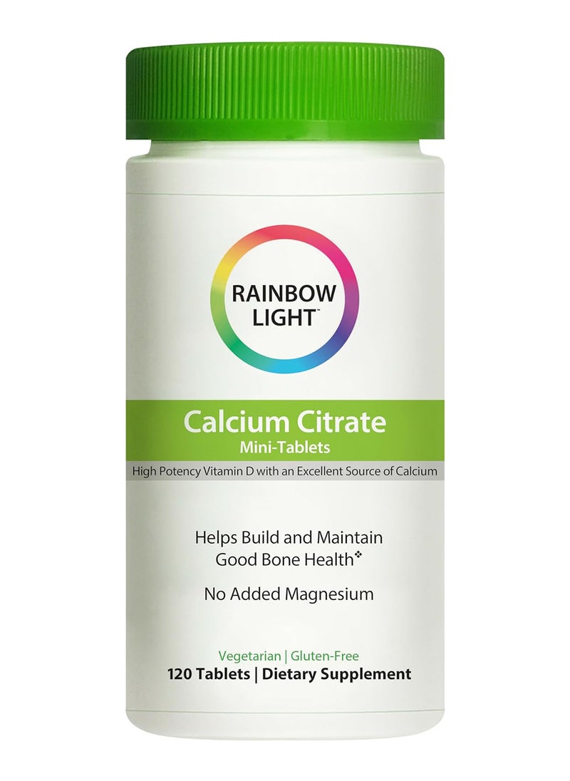 Rainbow Light 100% Calcium Citrate Minitabs 120 Minitabs  - Image 1