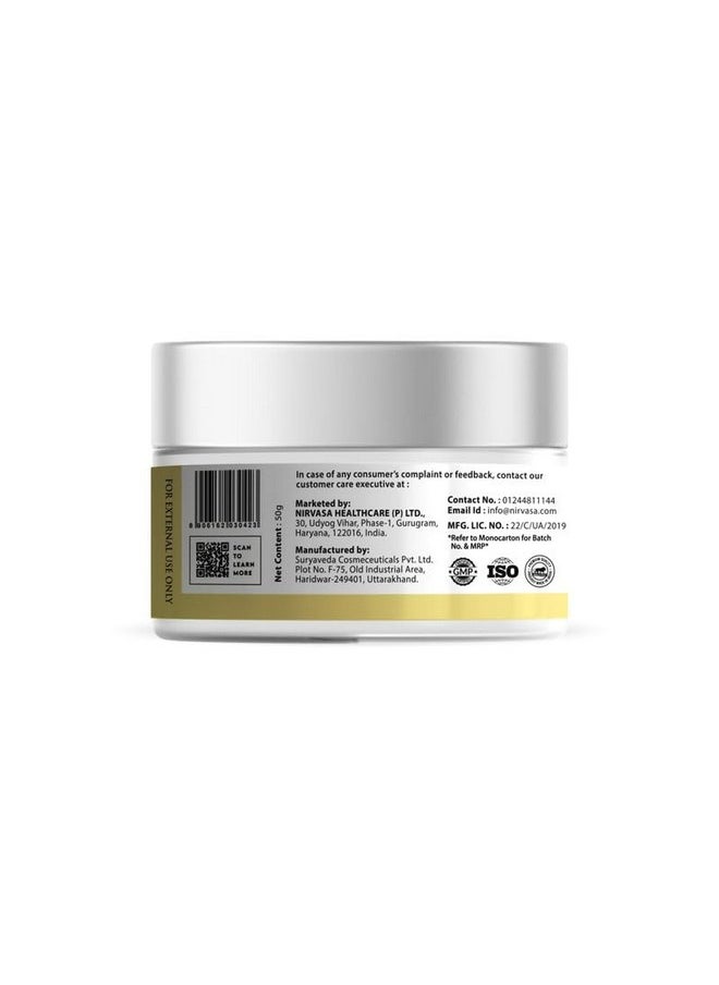 Nirvasa Anti Ageing & Brightening Cream With Niacinamide Vitamina & C & Peptides | Minimizes Fine Lines & Wrinkles Improve Collagen & Skin Elasticity | For Men & Women | 50G  - Image 2
