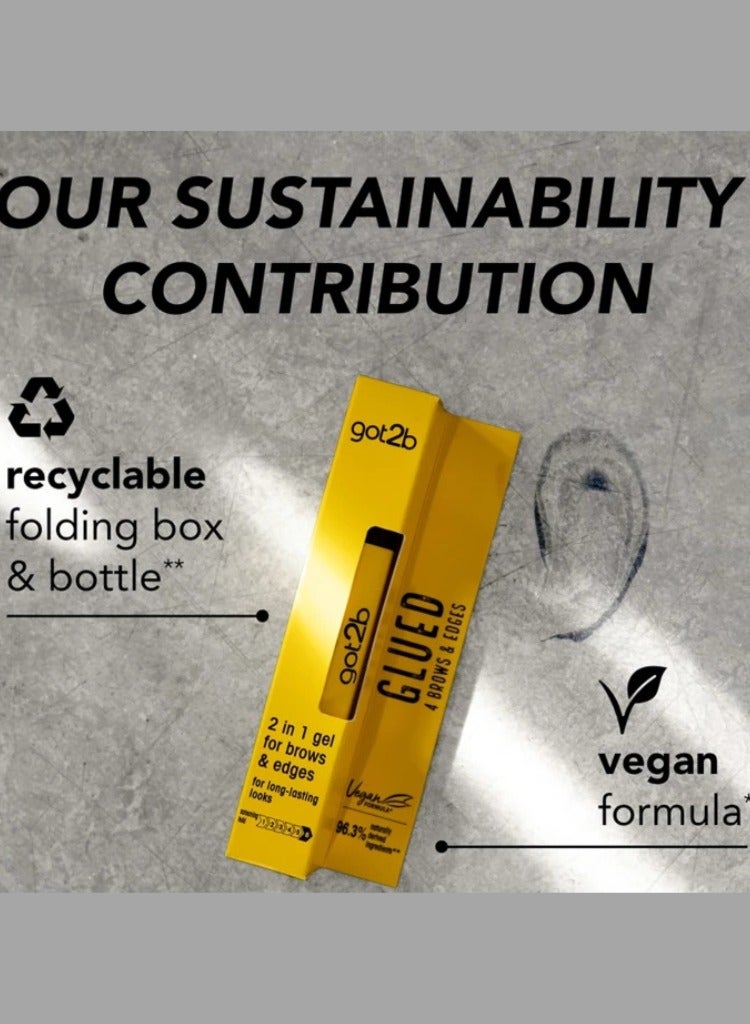 got2b Glued for Brows & Edges 2-in-1 Wand Eyebrow Gel – Long-Lasting, Strong Hold & Water-Resistant, 16ml - Image 5