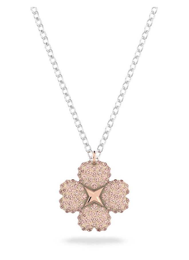 Generic - Swarovski Double sided Clover Necklace Latisha Lucky Guardian Love Flower Collar Chain - Image 1