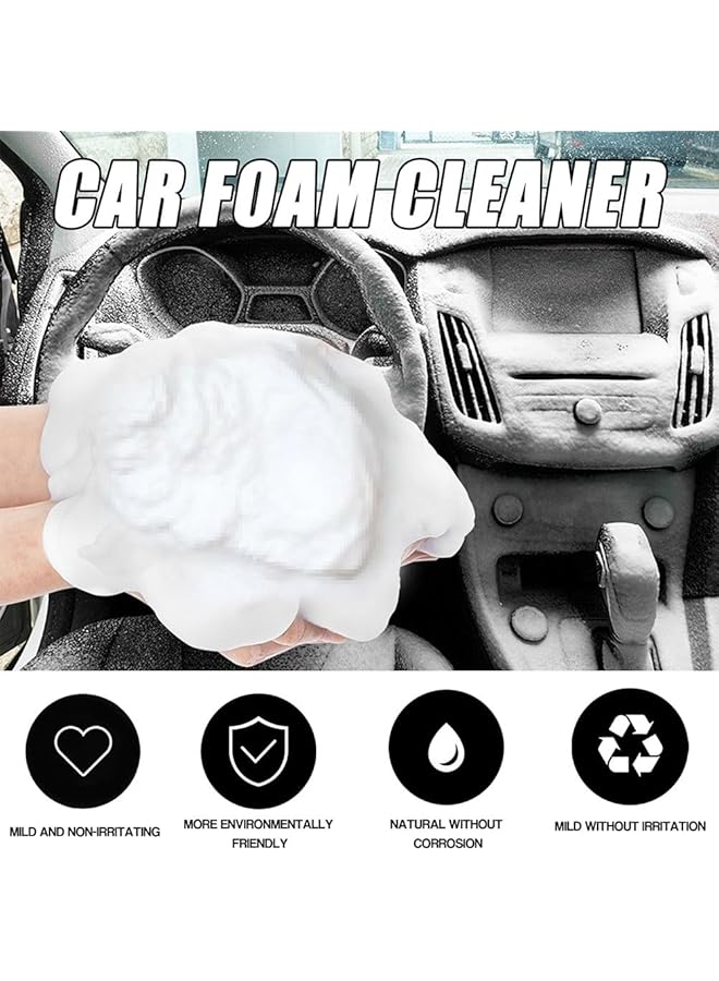 Khazna Multi Purpose Foam Cleaner, All Around Master Foam Cleaner, Car Interior Cleaner, Upholstery Cleaner For Car Seats, Stain Remover, Suitable For Car And Household 1Pcs - Image 5