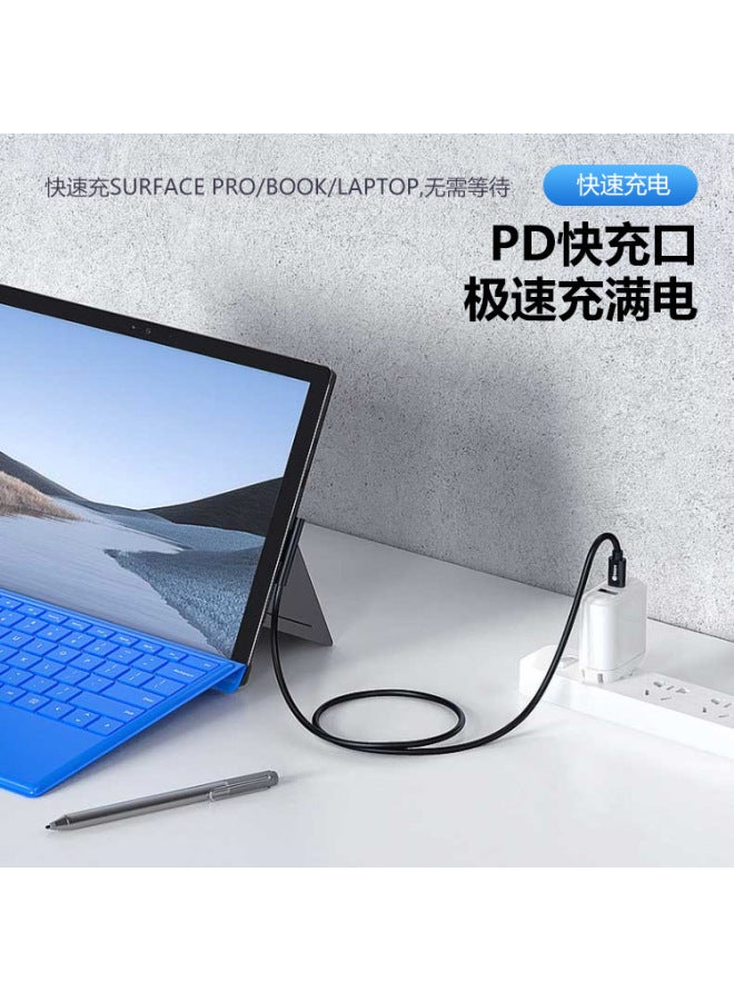 Suitable For Microsoft Surface Charging Cable Pd Fast Charging Adapter Cable Surface Pro789 Dedicated 65w Decoy Cable - Image 3