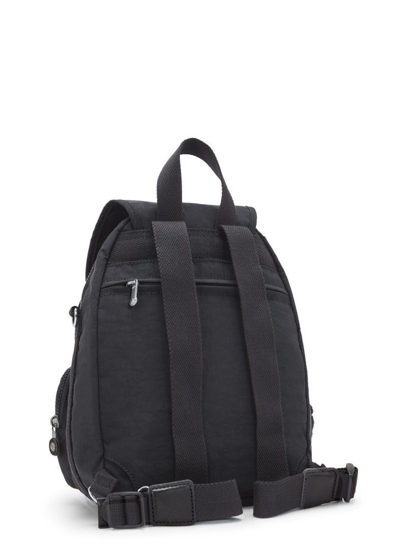 kipling - Firefly up small Backpack convertible to shoulder bag Black Noir - Image 1
