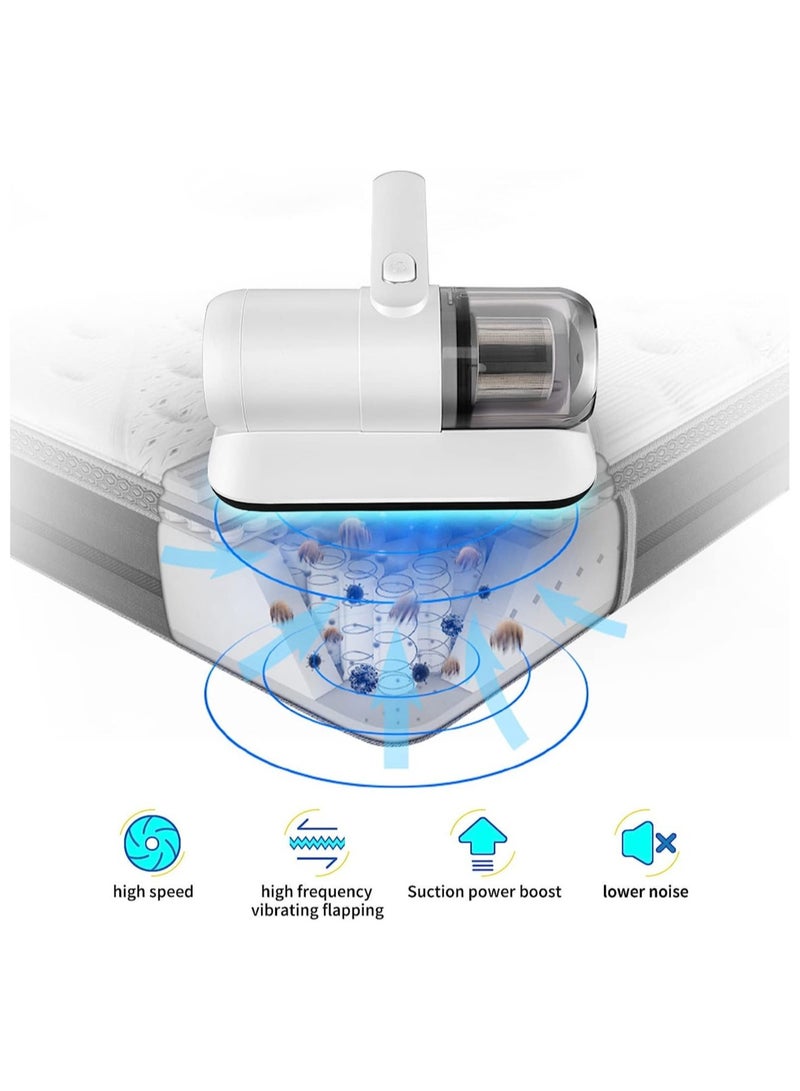 Generic Handheld UV Light Vacuum Cleaner 10KPa Effectively Removes Dust Mites Bed Bugs Collector for Bed Home Mattress Pillows Cloth Sofas Carpets - Image 2