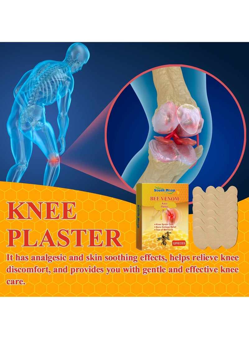 ساوث مون عبوة من 2 لاصقات للعناية بالركبة، لتخفيف آلام الركبة، 12 قطعة*2 - Image 3