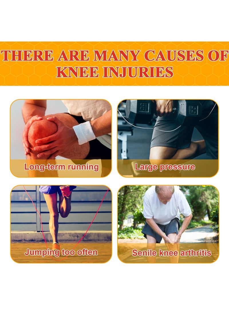 ساوث مون عبوة من 2 لاصقات للعناية بالركبة، لتخفيف آلام الركبة، 12 قطعة*2 - Image 4