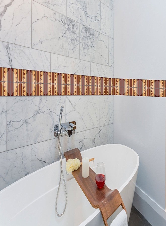 PAPER PLANE DESIGN 500 cm x 10 cm Self Adhesive Wall Tile Decals Sticker - Oil Proof and Waterproof - Bathroom Tile Decoration Kitchen Tile Transfers (5) - Image 3
