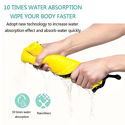 KUTKUT Microfiber Towel for Puppies Kittens Dog & Cats, Super Absorbent Quick-Drying Soft Lint Free Small Bath Towel for Pets (Pack of 1, 30 * 30cm) - Image 3