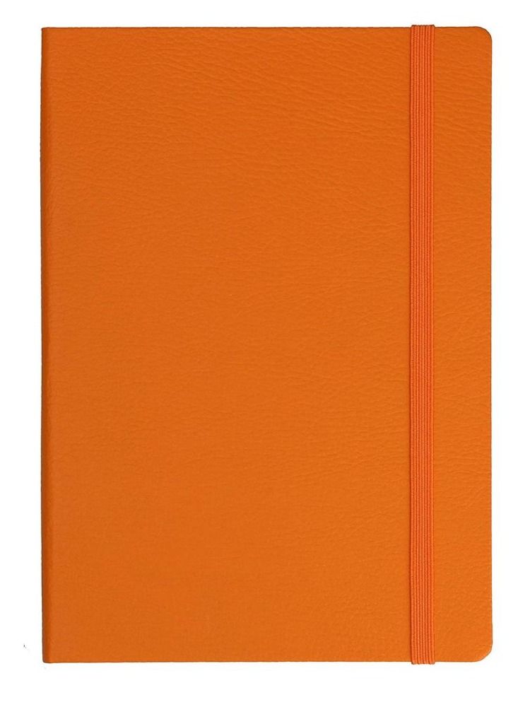 Collins B6 Glasgow Feint Ruled Notebook - Orange