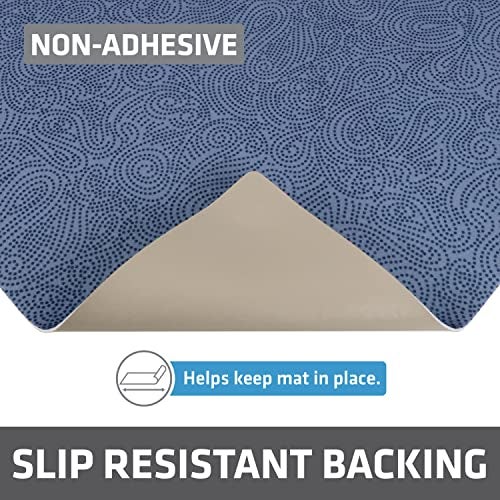 Drymate Premium XL Under Sink Mat, Waterproof Cabinet Protection Mats for Kitchen & Bathroom, Absorbent Shelf Liners, Slip-Resistant, Non-Adhesive, Machine Washable (USA Made)(24”x59”)(Blue) - Image 4