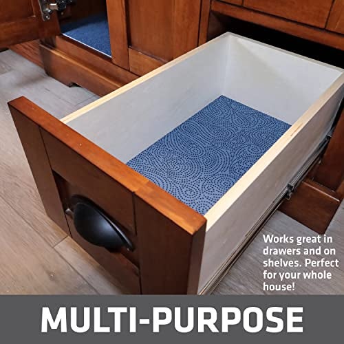 Drymate Premium XL Under Sink Mat, Waterproof Cabinet Protection Mats for Kitchen & Bathroom, Absorbent Shelf Liners, Slip-Resistant, Non-Adhesive, Machine Washable (USA Made)(24”x59”)(Blue) - Image 5