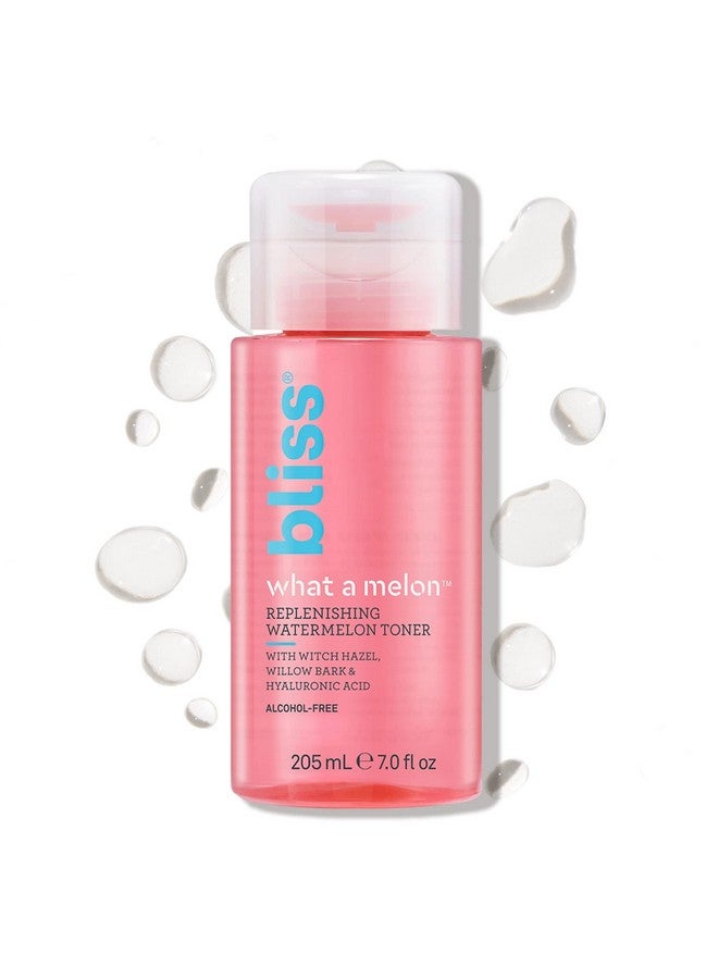 Bliss What a Melon Replenishing Watermelon Hyaluronic Acid Toner - 7 Fl Oz - Witch Hazel & Willow Bark - Hydrates, Refreshes and Energizes Tired Skin - Clean - Vegan & Cruelty-Free - Image 1