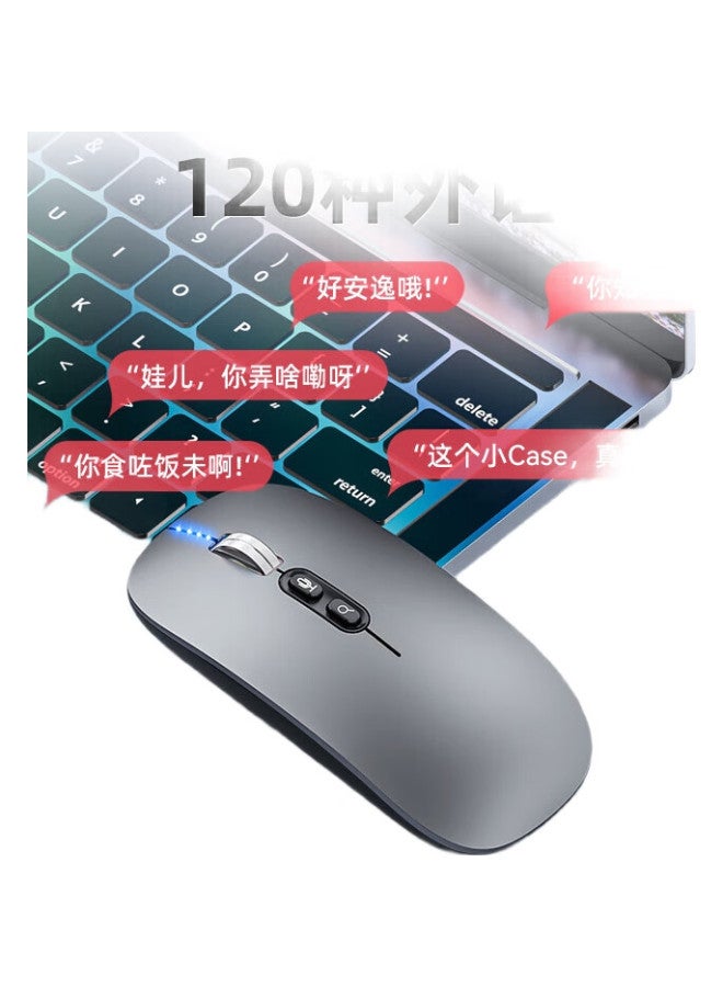 Stiger Ai Smart Voice Bluetooth Wireless Mouse, Ergonomic Design, Lightweight, Compatible With Apple And Huawei Computers, Rechargeable Office Mouse, Three-Mode Voice Typing And Recognition - Image 1