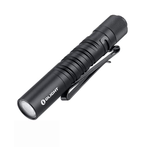 OLIGHT I3T EOS 180 Lumens Dual-Output Slim EDC Flashlight for Camping and Hiking, Tail Switch Flash Light with AAA Battery (Black) - Image 1