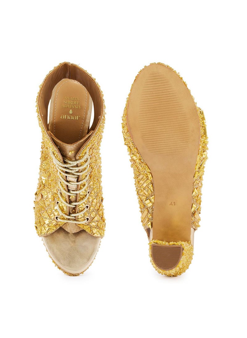 Anaar Anaar Sans Serif Boots, Womens Festive, Special Occasion and Partywear Premium Footwear  - Image 1